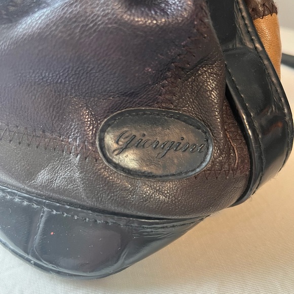 Giorgini Vintage Leather Patchwork Purse - Picture 7 of 7